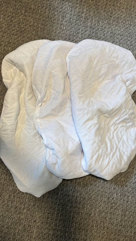 Waterproof Bassinet Mattress Protector 3 pieces