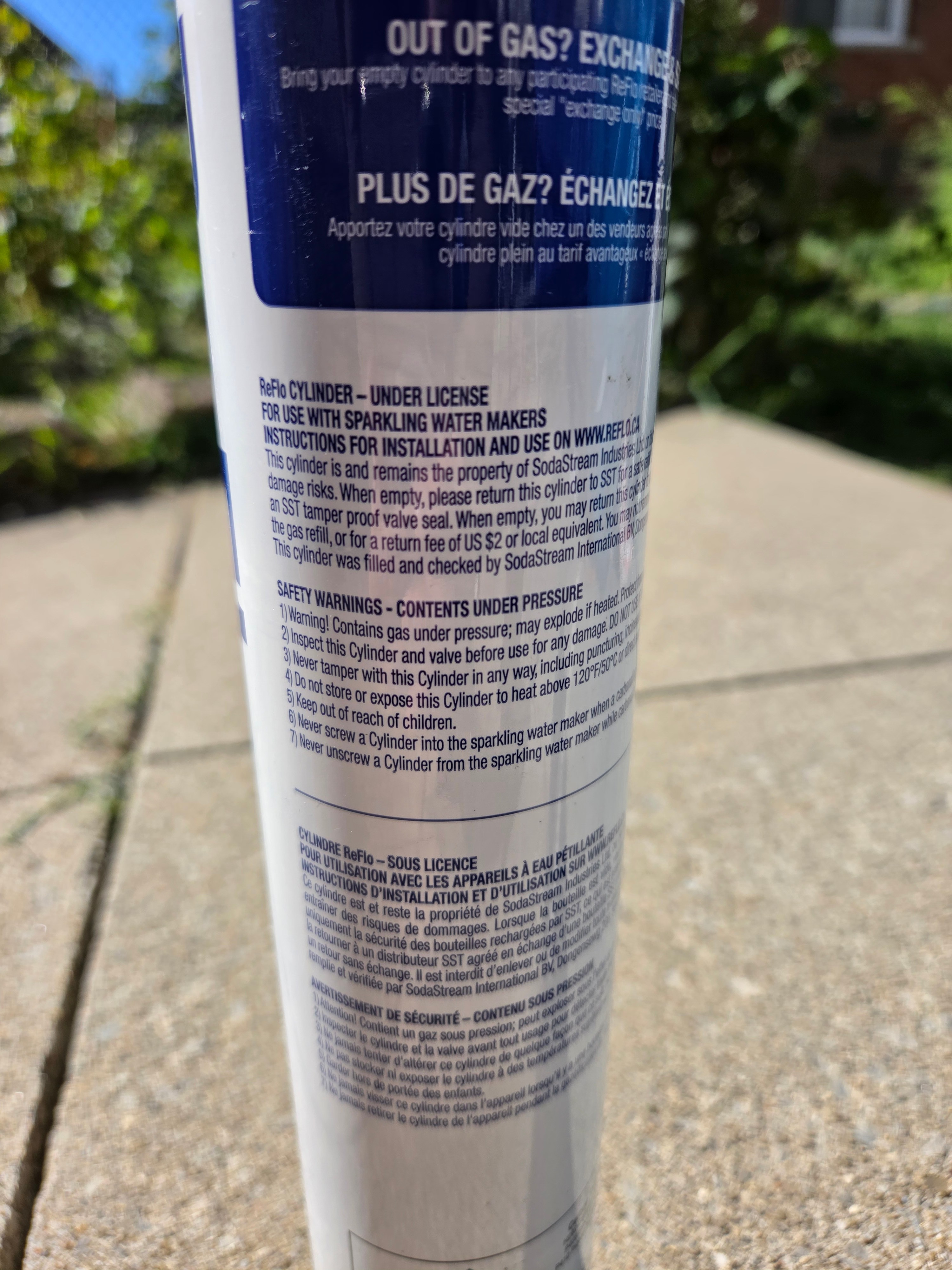 New SodaStream 60L CO2 Tank (Screw-In) - photo 2