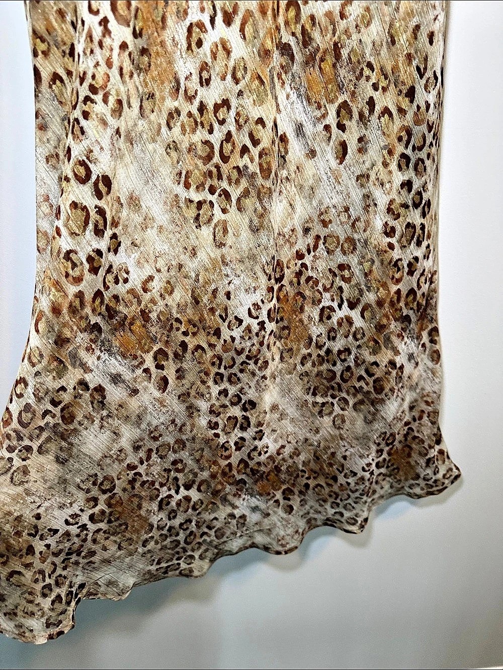 Leopard Print Maxi Skirt in Brown & Cream - photo 4