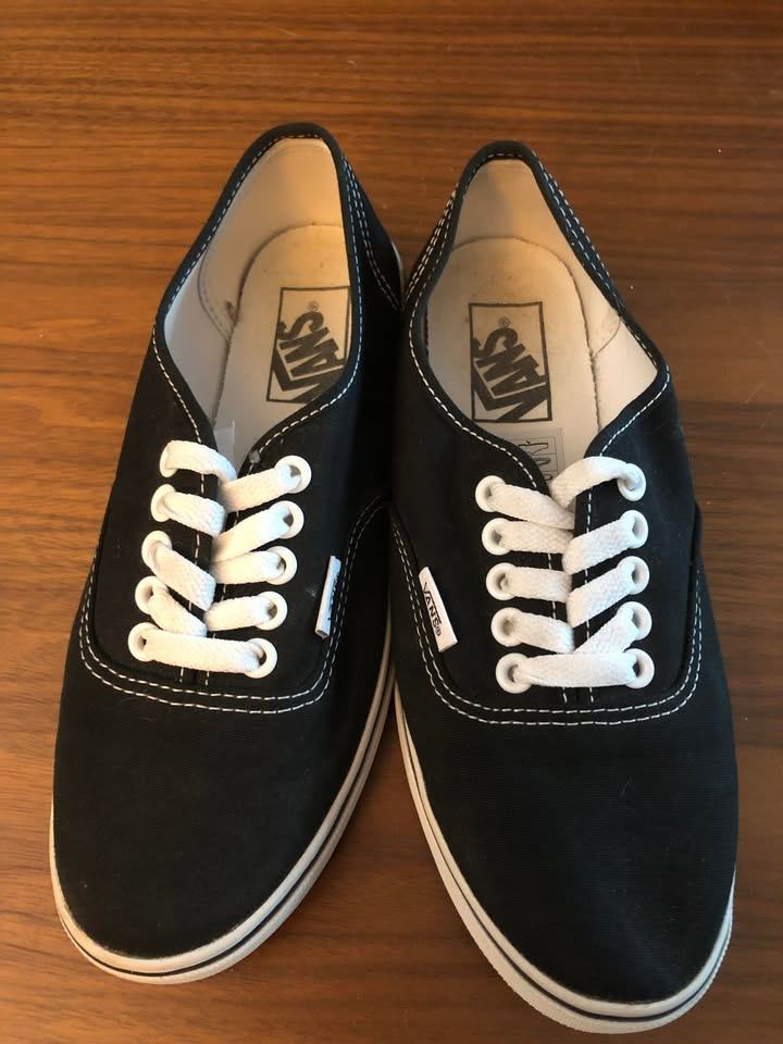 Vans Black Low Top Sneakers