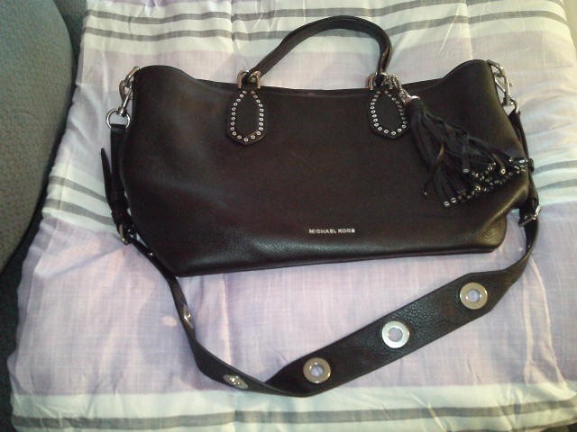Michael Kors Black Leather Handbag