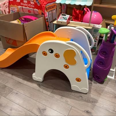 Toddler Elephant Slide - Indoor Plastic Slide