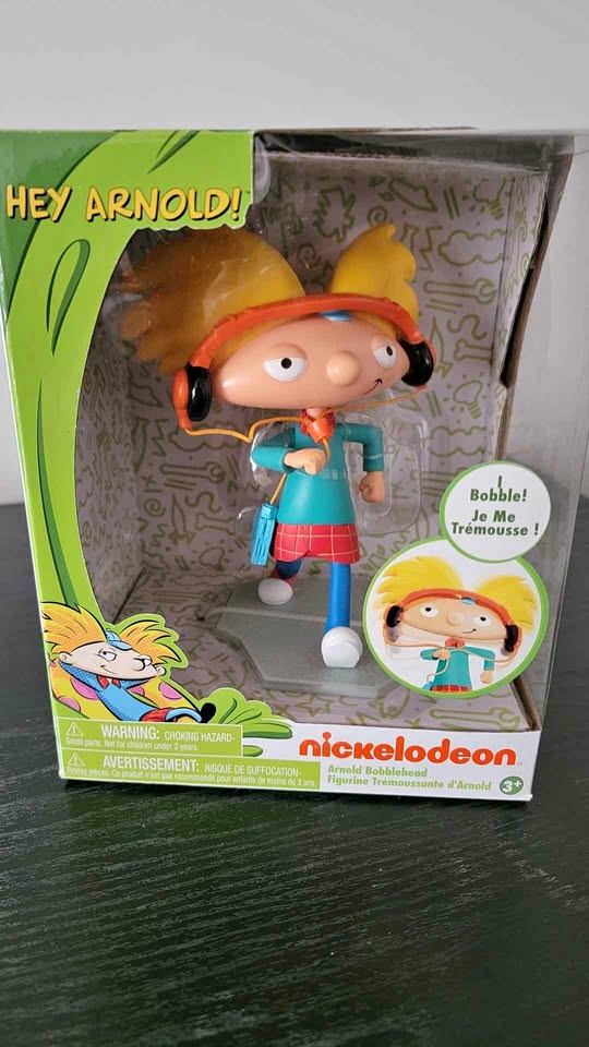 Hey Arnold! Arnold Bobblehead - Nickelodeon - Just Play. NEW.