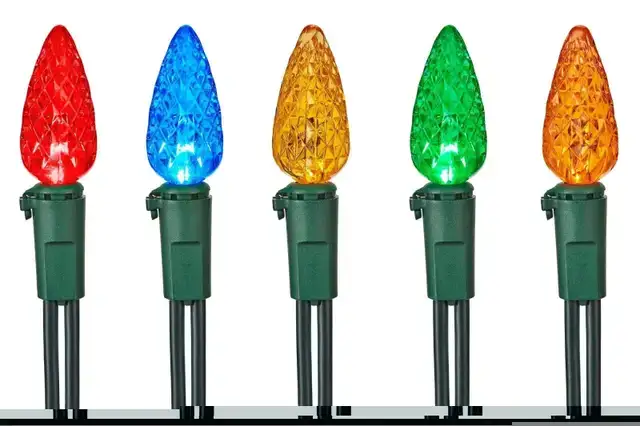 NOMA Outdoor Christmas Lights C6 LED 100, Multi Colour 33.67ft - photo 2