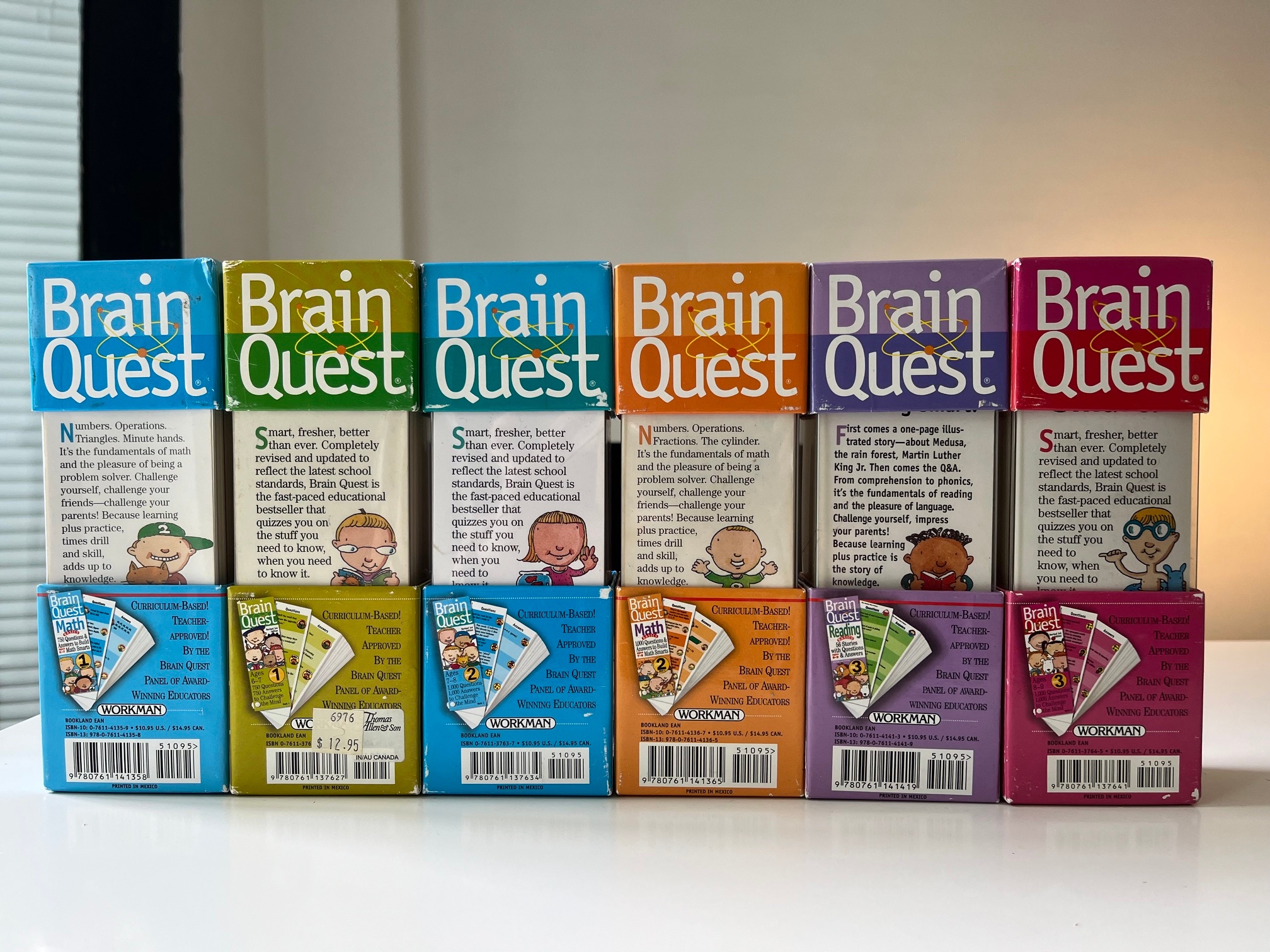 Brain Quest Smart Cards | Grades 1–3 | Set of 6
