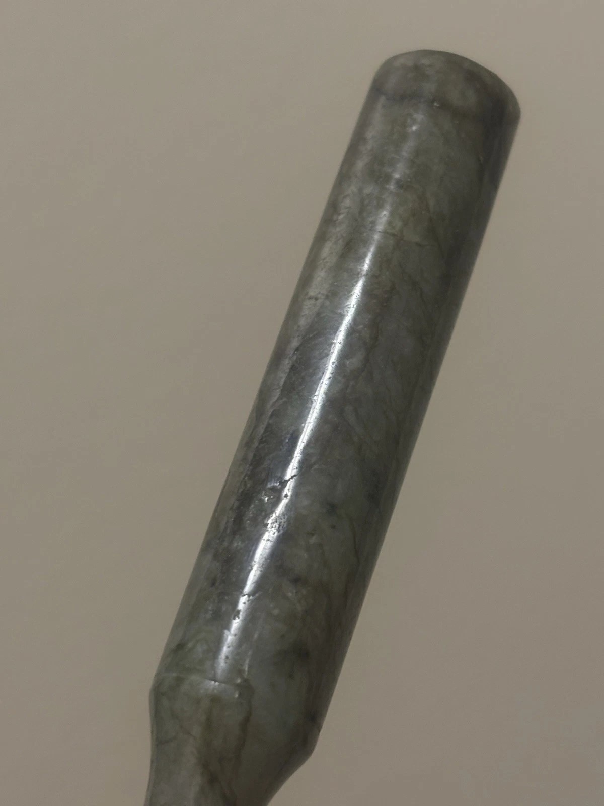 Vintage Chinese Style Green Stone Cigarette Holder - photo 3