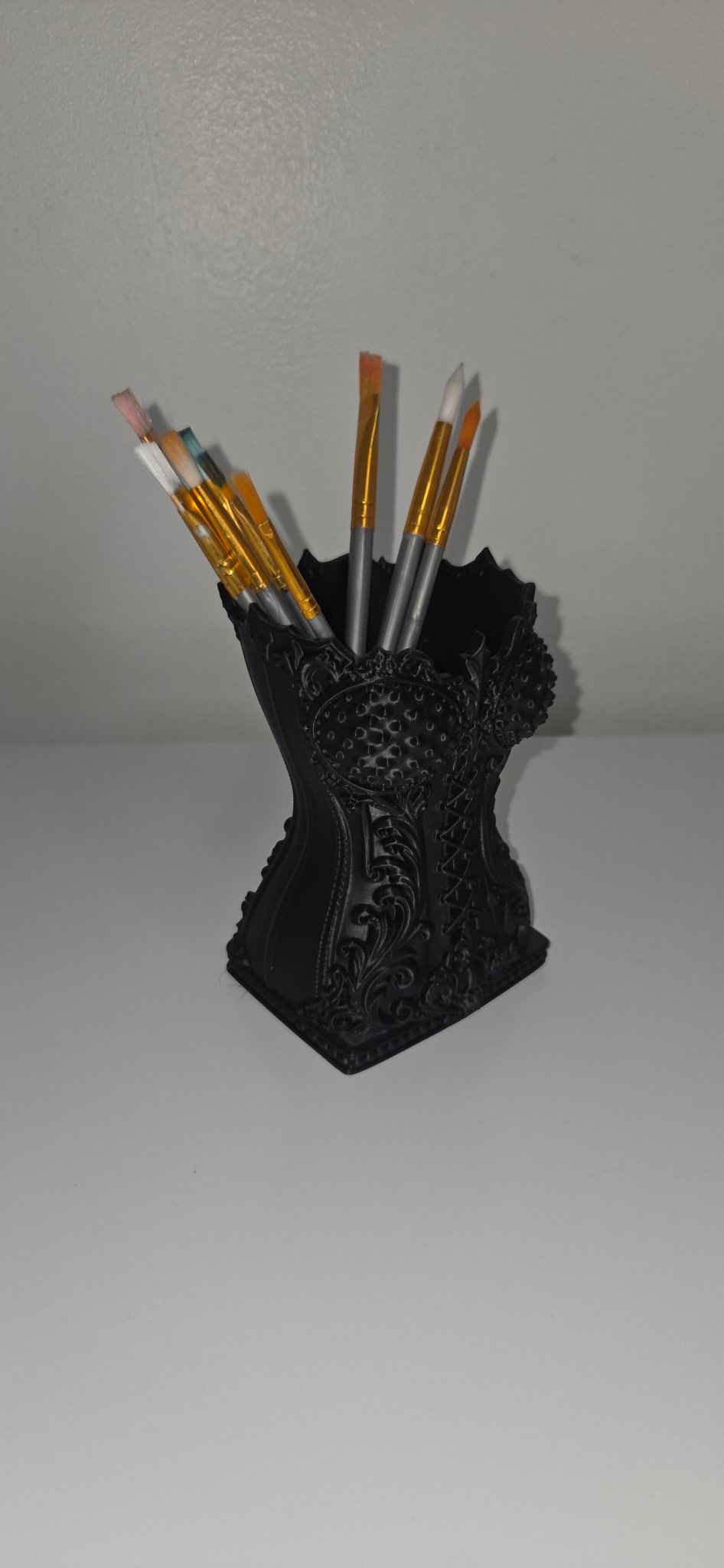 Gothic Corset Brush Holder - 3D Printed - photo 5