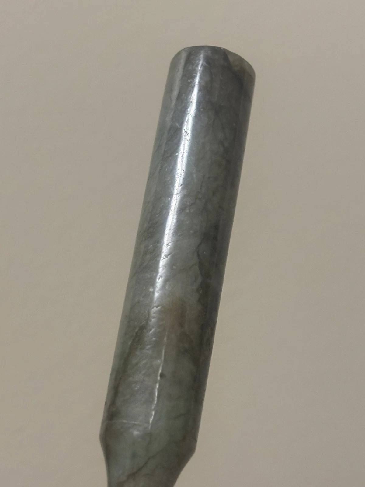 Vintage Chinese Style Green Stone Cigarette Holder - photo 5