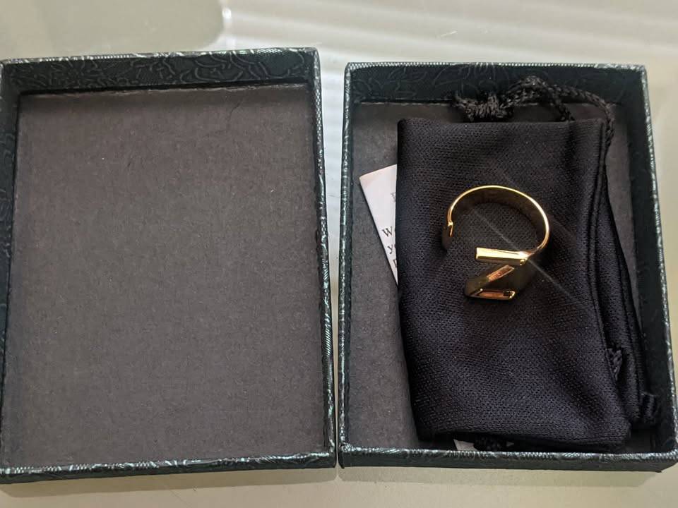 Keystyle GoldChic Jewelry Gold Bold Initial Letter Z (or N)