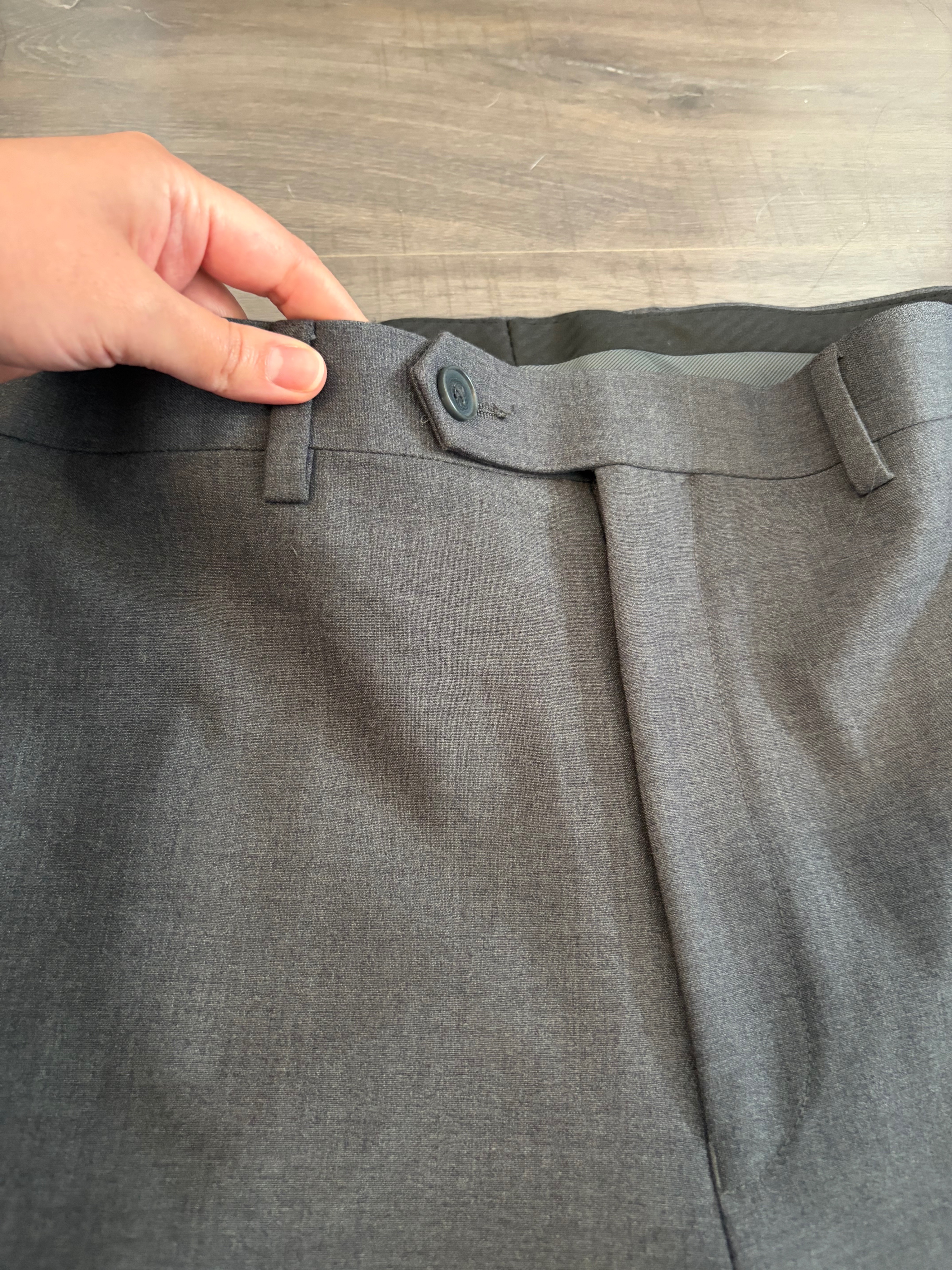 Calvin Klein Men's Skinny Fit Dress Pants Size 40W Grey NWT - photo 3