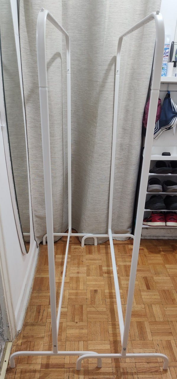 2x Clothes Racks (White) – Great Condition - photo 3