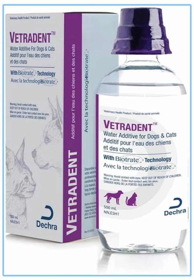Vetra-dent Water Additive 500ml Dog Cat Dental (New) - photo 2
