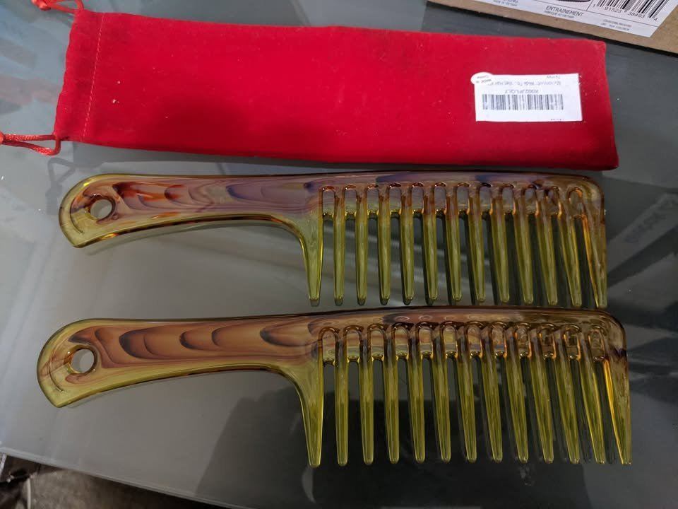 Myhsmooth Wide Tooth Combs, $10 per set (2 combs), Brand new