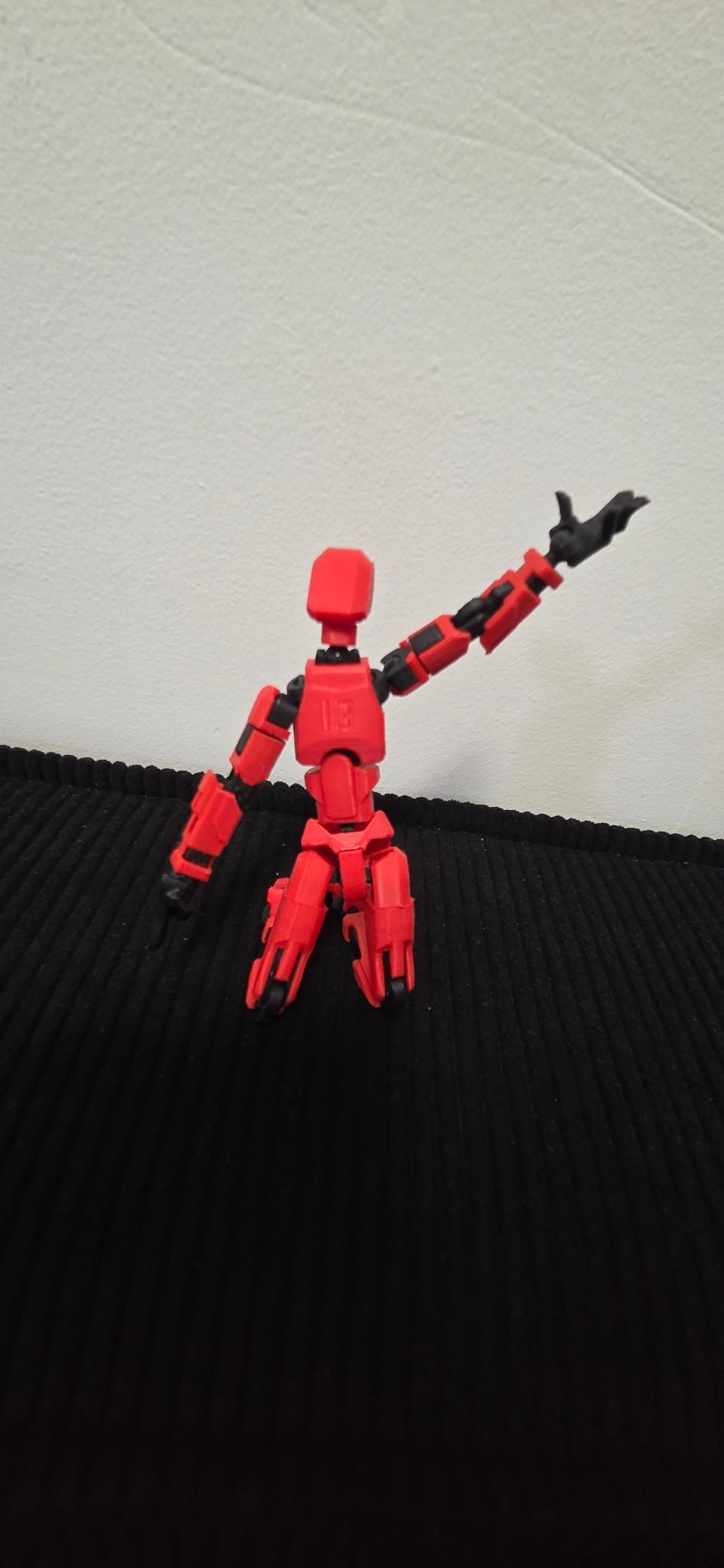 Dummy 13 Articulated Action Figure - 3D Printed (Red & Black) - photo 3