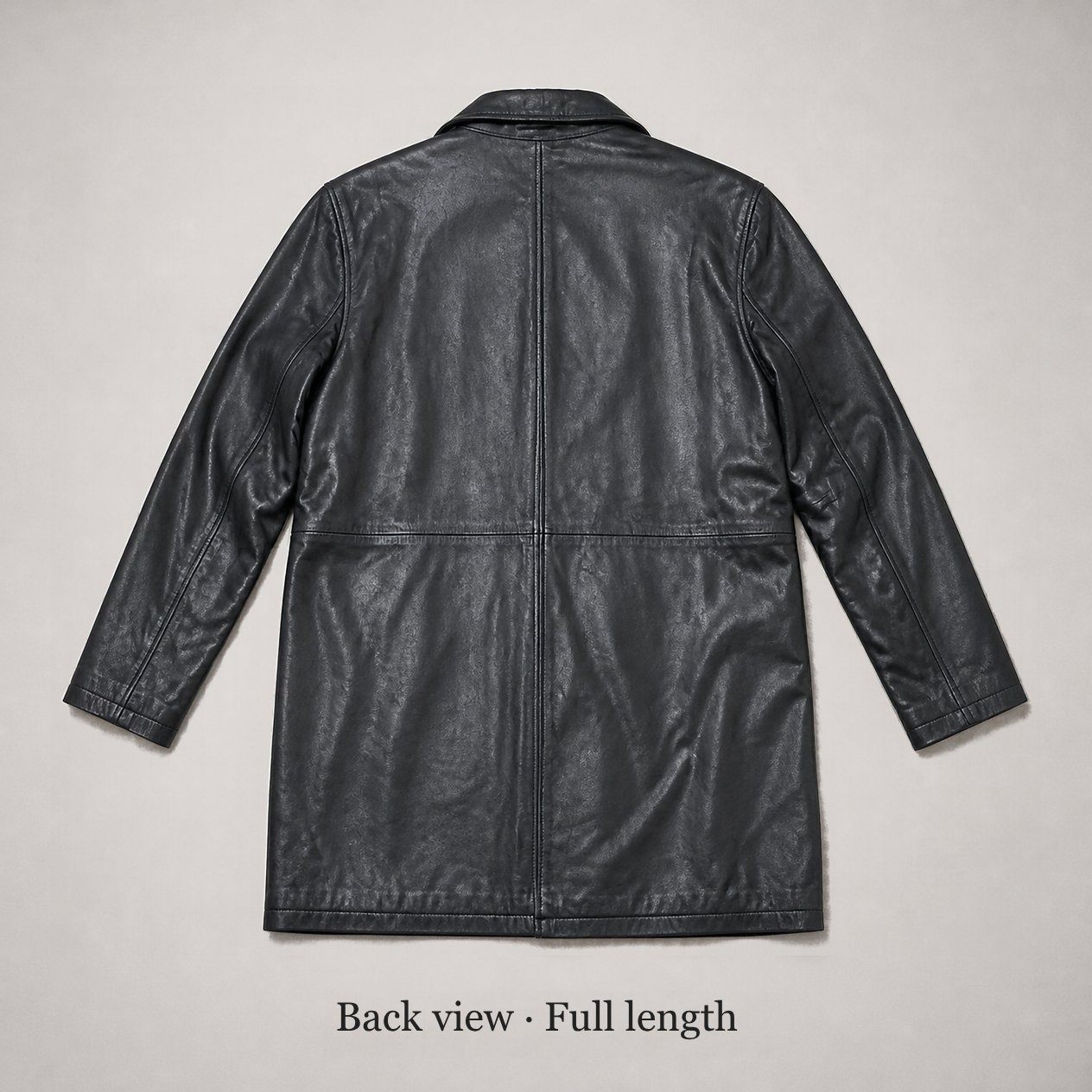 JKT-020 — Men's Santiago 3/4 leather coat — brand new, size 3XL - photo 2