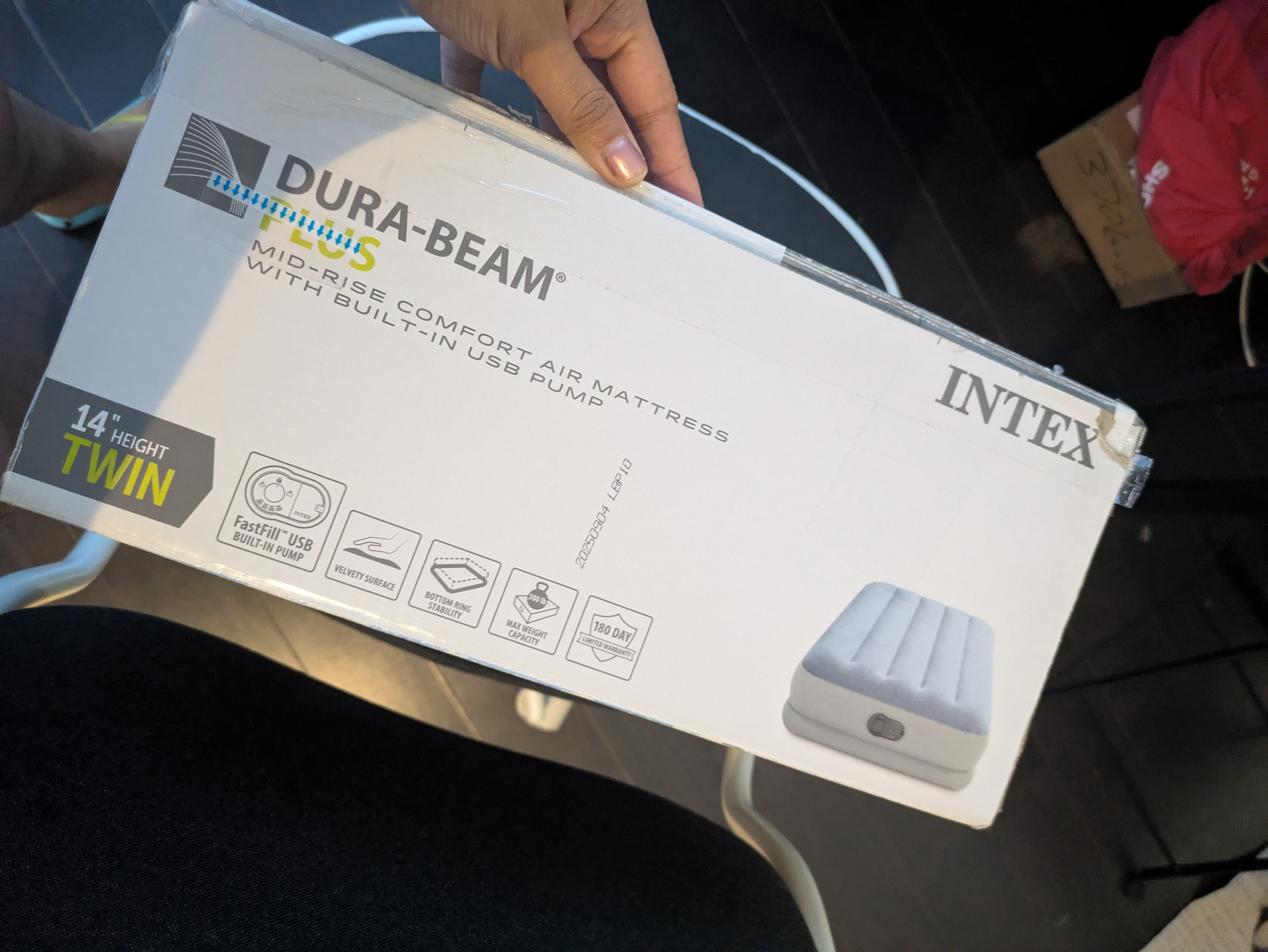 Intex Dura-Beam Plus Twin Air Mattress - photo 2