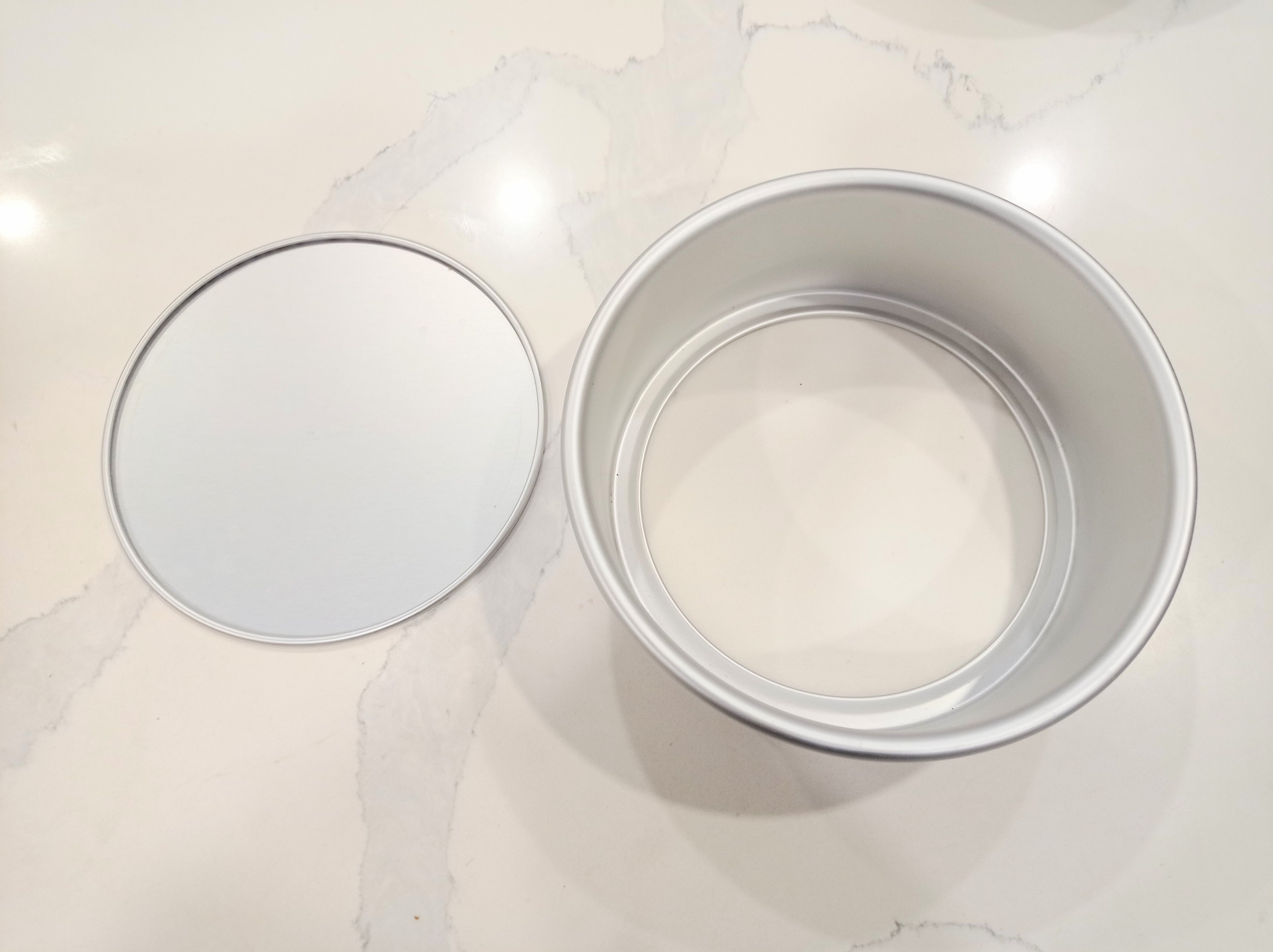 8" Round Aluminum Cake Pans with Removable Bottom, $15 for Set 2 - photo 3