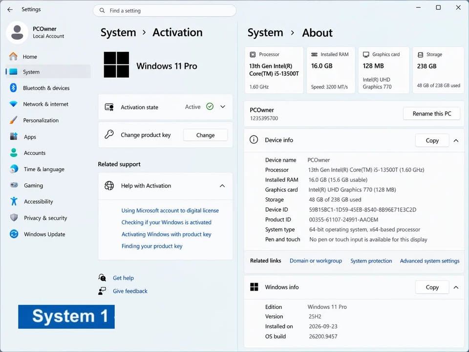 Lenovo M70q 13th-Gen i5 Dual Monitor Setup - photo 3