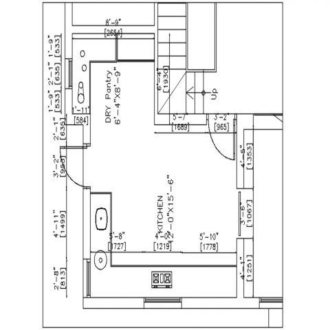 Kitchen Complete Layout - Walls, Cabinets, BOM, CNC Programs