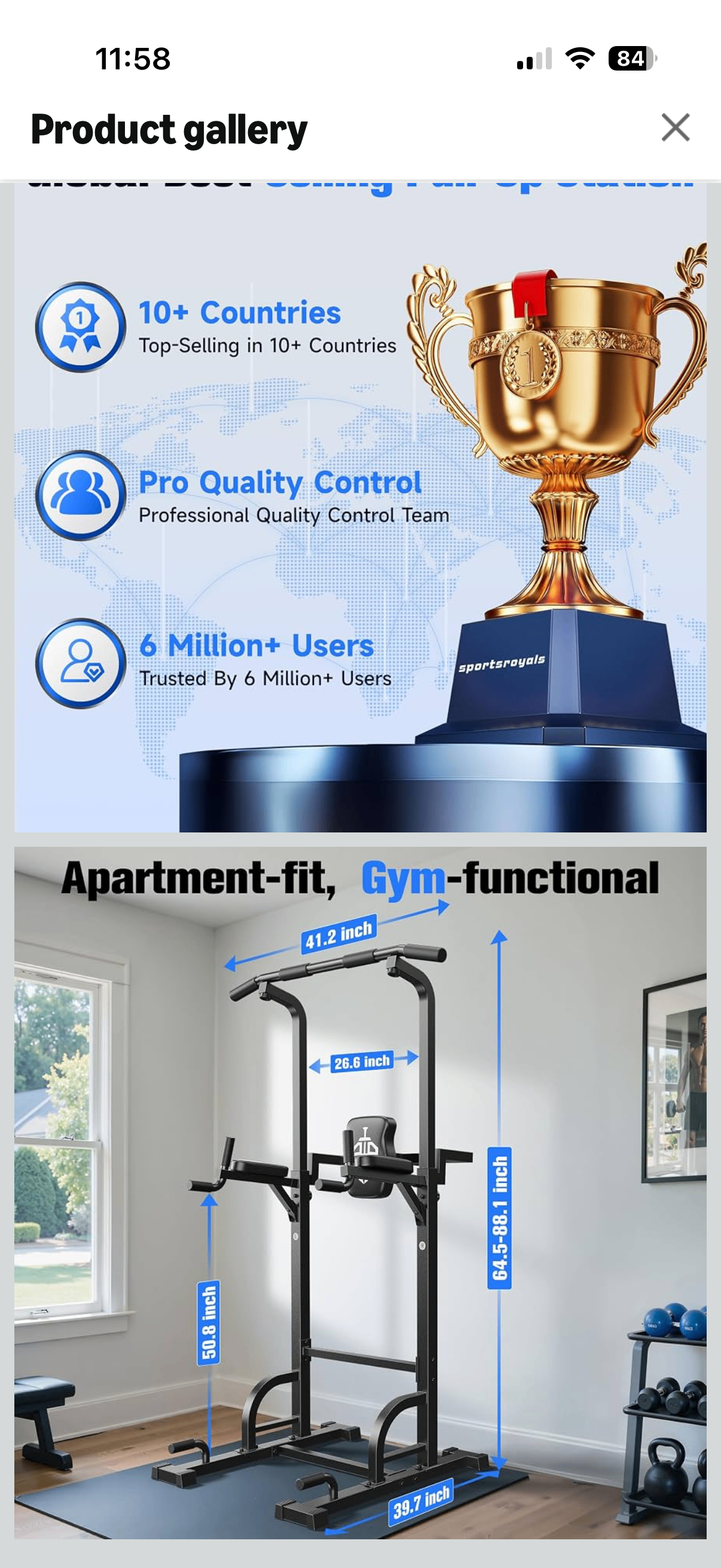 Sportsroyals 5-in-1 Pull Up Station - photo 4