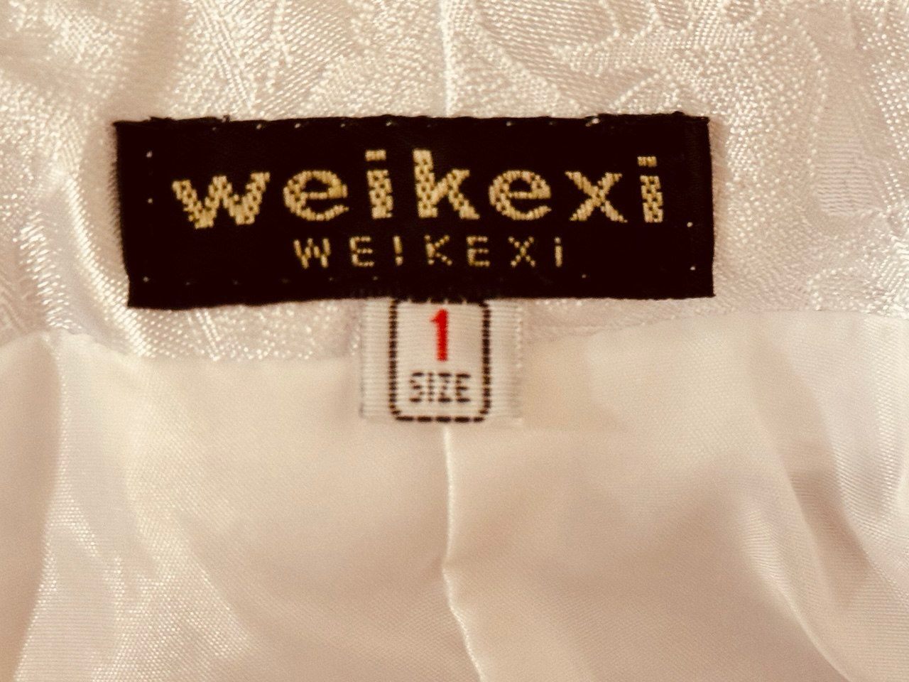 Weikexi Kids White Formal Tuxedo Jacket - photo 4