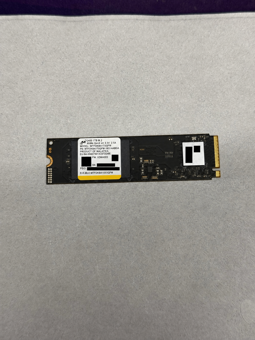 Micron 2400 1 TB Gen4 M.2 NVMe SSD, tested