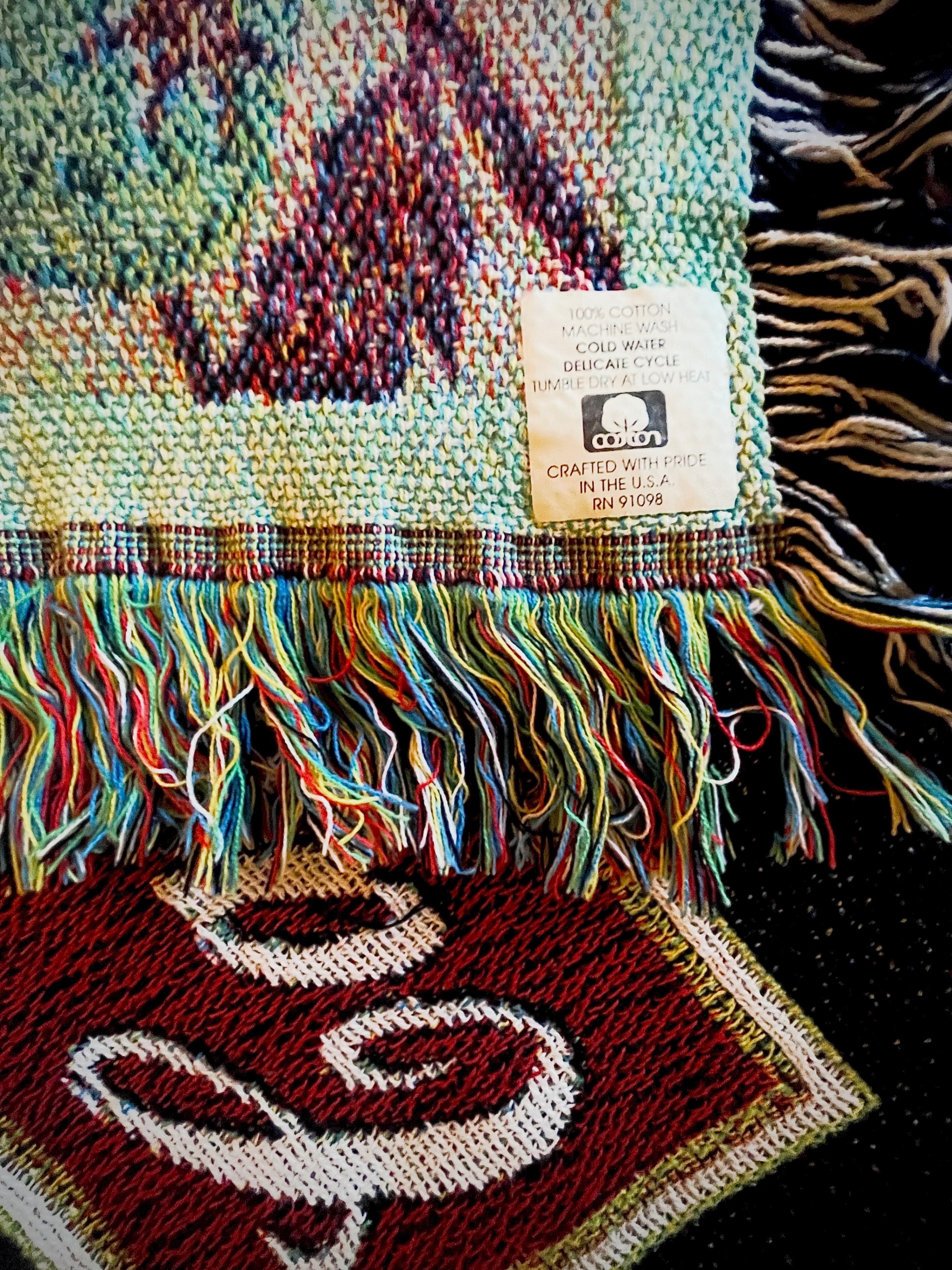 Campbell’s Tomato Soup woven tapestry throw blanket - USA 🇺🇸 - photo 3