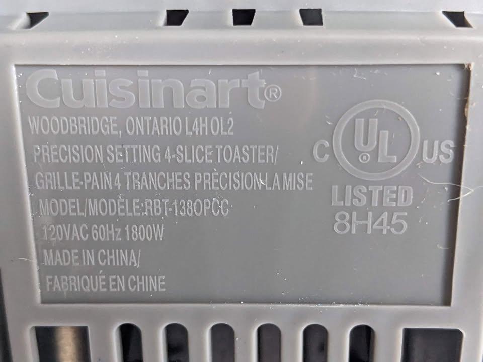 Cuisinart Precision setting 4-Slice Toaster Stainless - photo 4