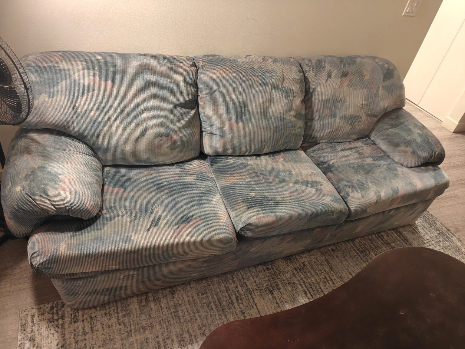 3-Seater Fabric Sofa – $55 - photo 2