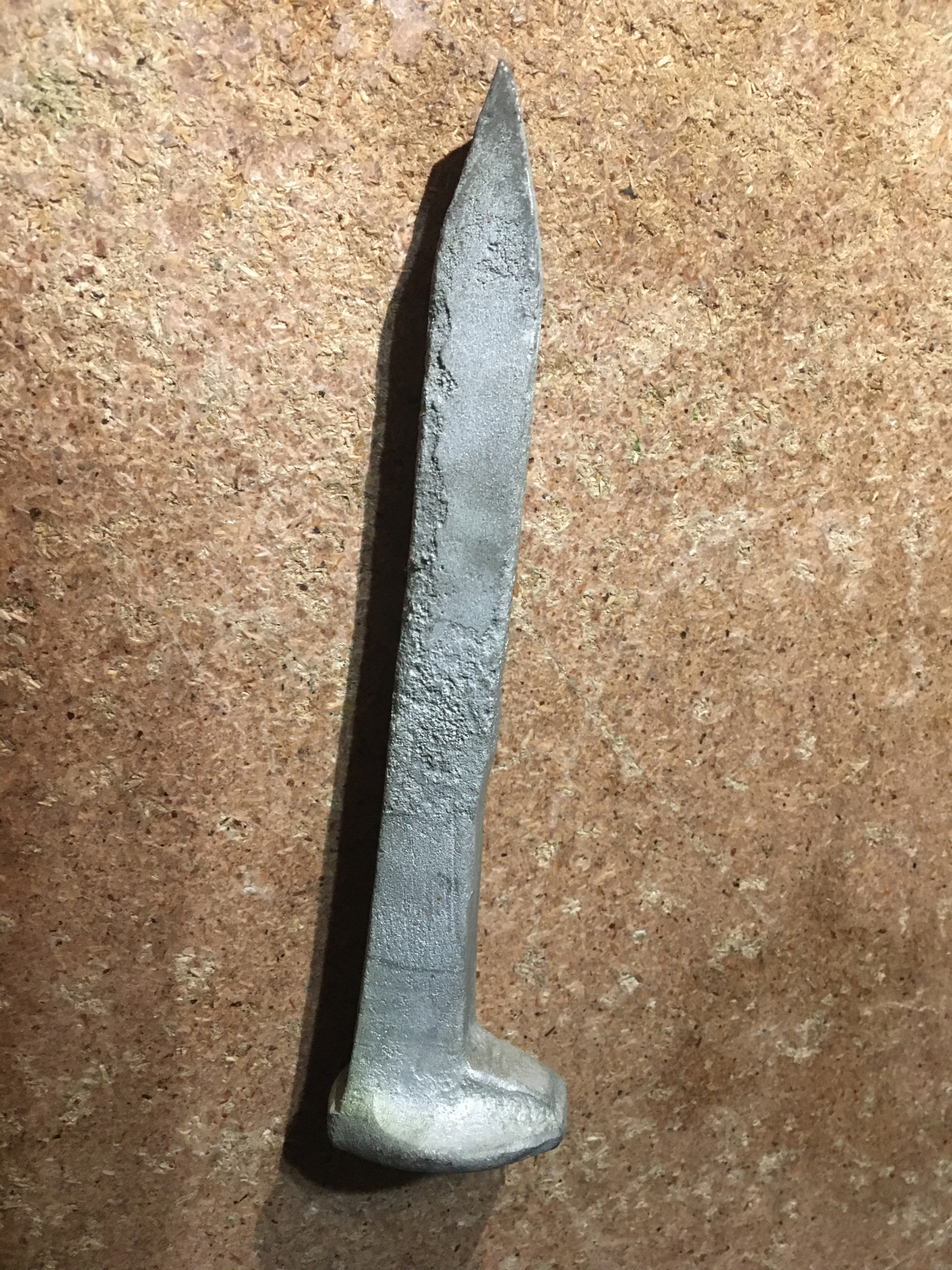 VINTAGE RAILROAD SPIKE 6.5" TRAIN NAIL PAPER WEIGHT - photo 2