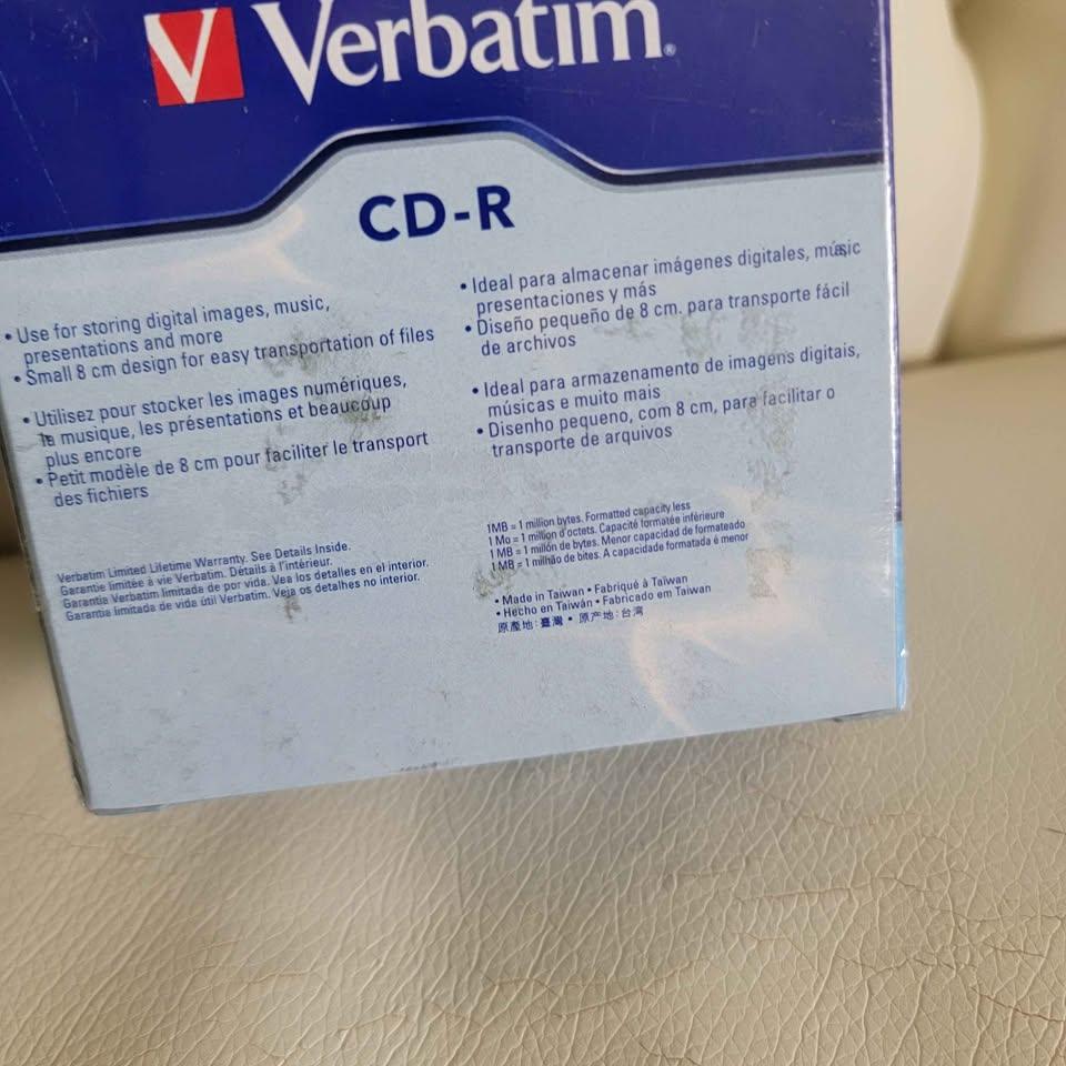 10-pack of Verbatim Pocket Mini CD-R recordable discs (Model - photo 3