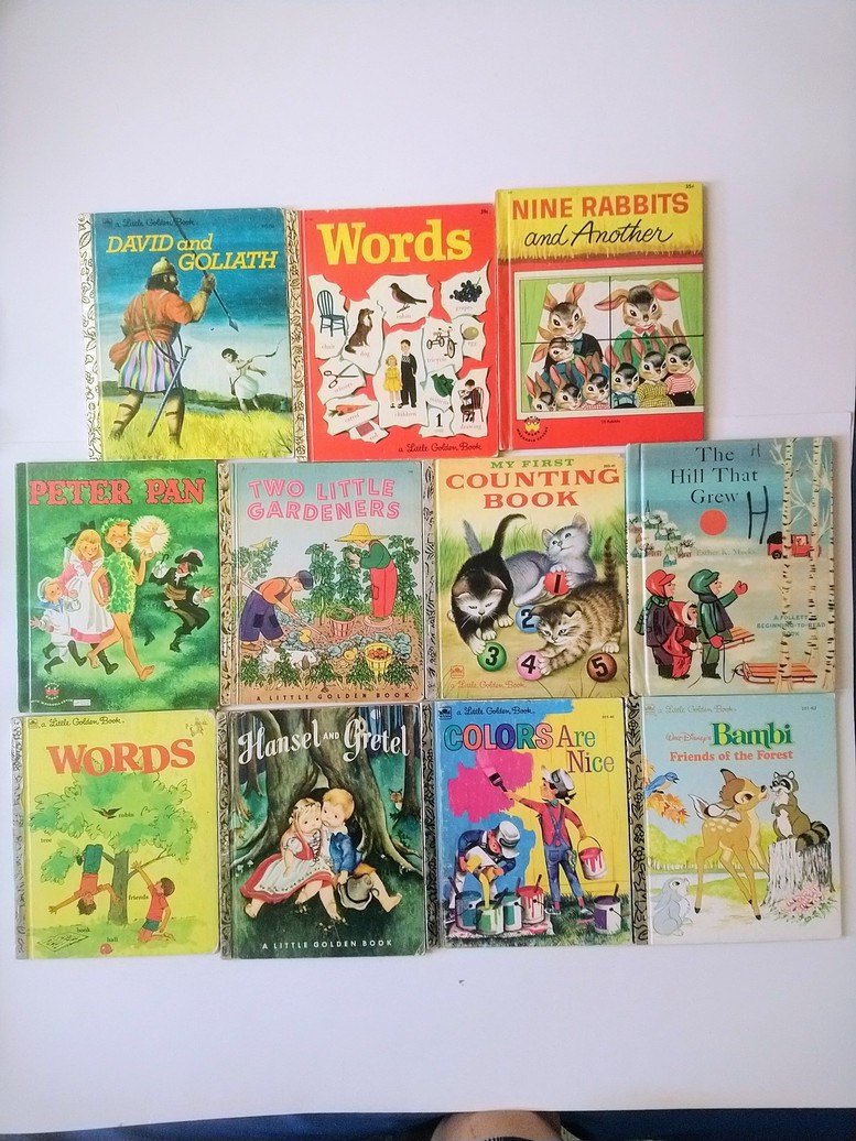 vintage Little Golden Books!