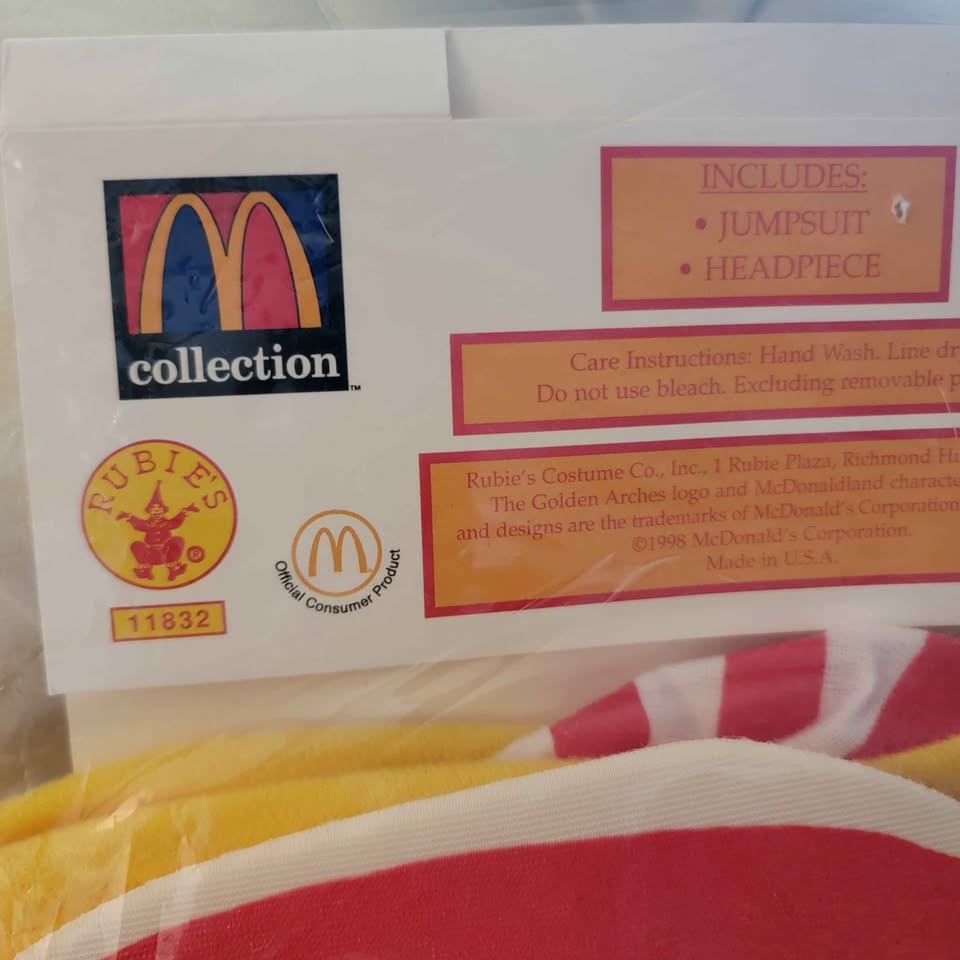vintage 1998 M Collection Ronald McDonald child-size costume - photo 4
