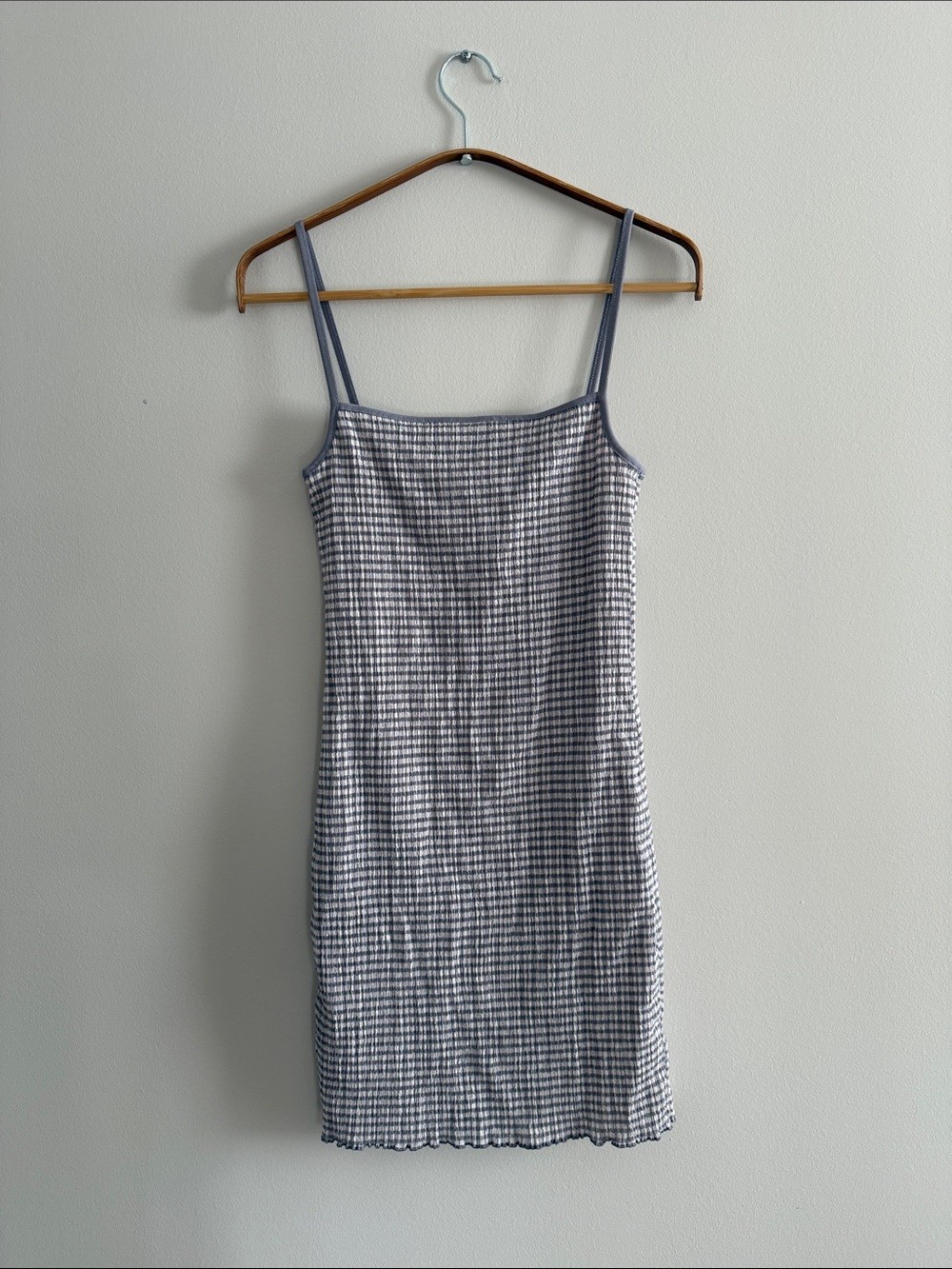 Aritzia Light lavendar Mini Slip Dress with Spaghetti Straps - photo 2