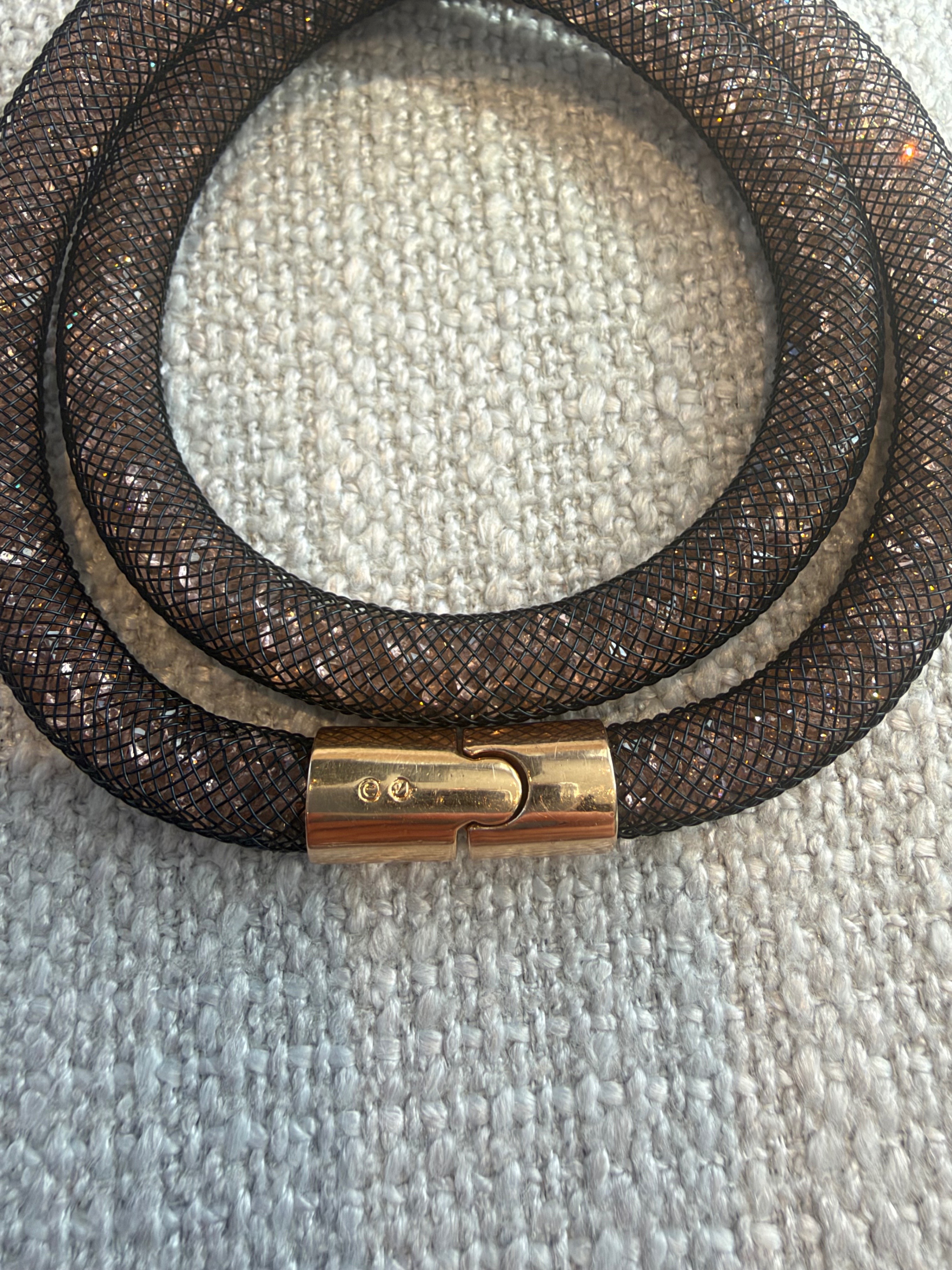 Swarovski Stardust Double Wrap Bracelet, Rose Gold Tone - photo 4