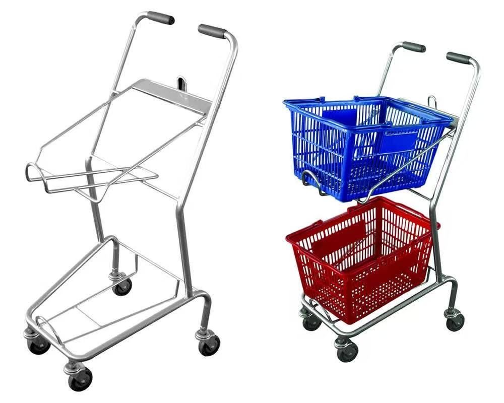 Shopping cart fits 2 baskets Brand new $120 each, used $80 each