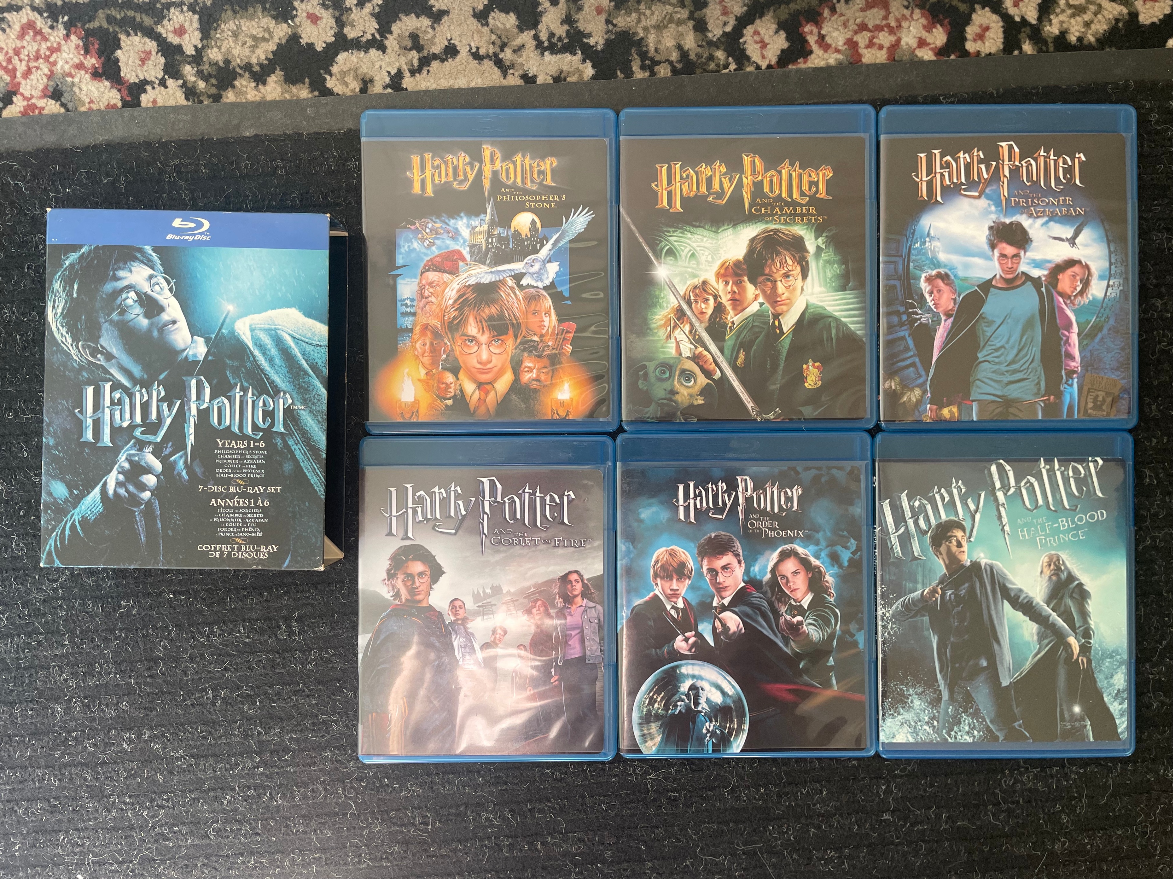 Blu-ray Harry Potter Years 1-6 DVD Set