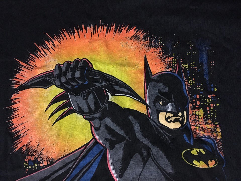 1991 BATMAN RETURNS T-SHIRT DC COMICS SSI SIZE MEDIUM - photo 2