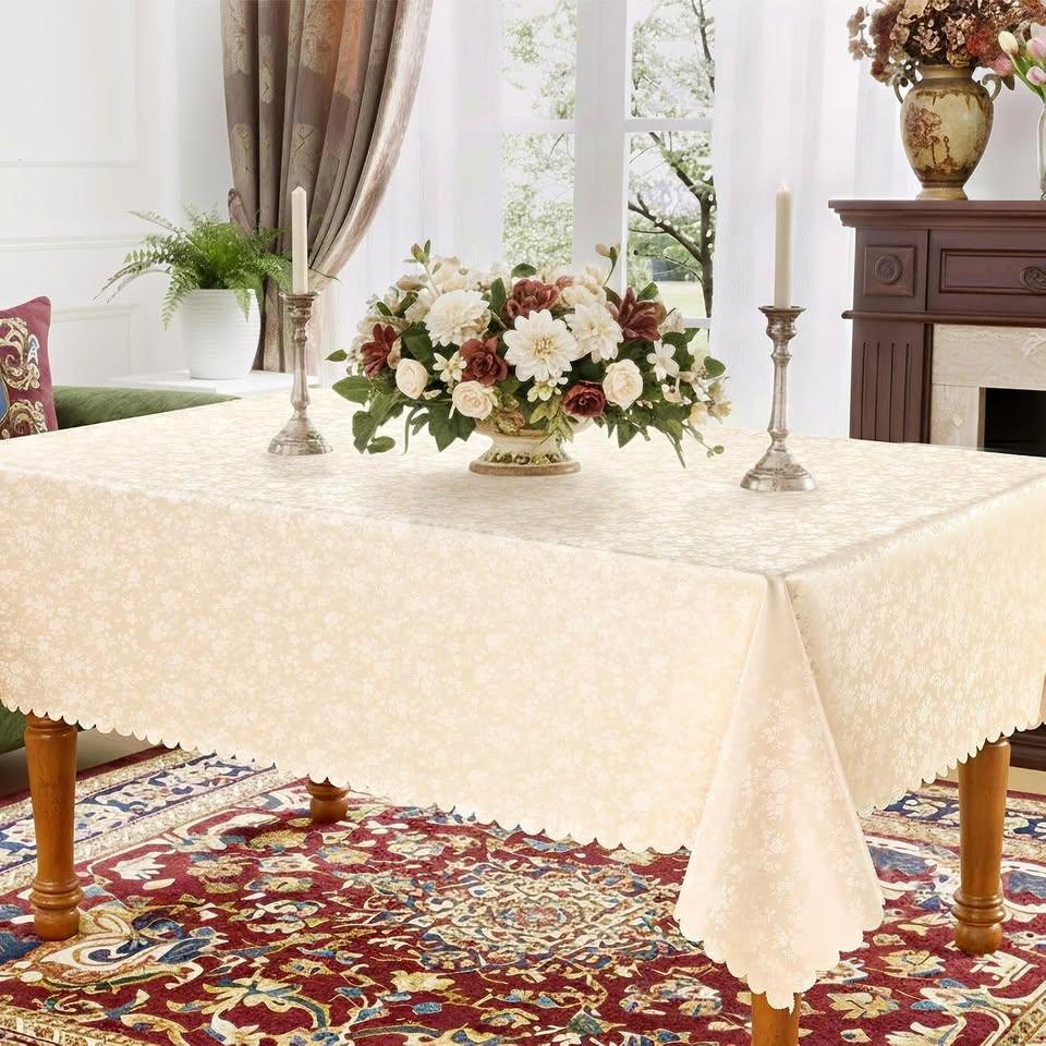 60x84” Rectangular Tablecloth – Waterproof, Stain & Oil