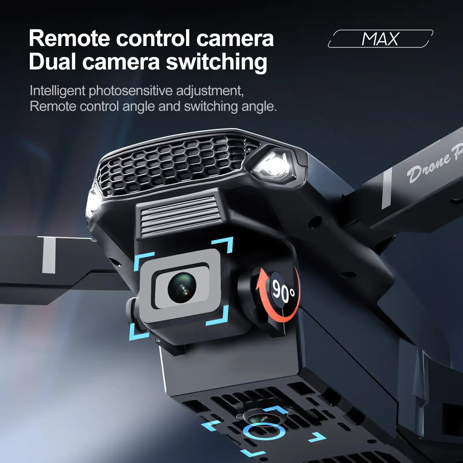 Mini RC E88 Drone 4K HD Dual Cameras Foldable Quadcopter LED - photo 2