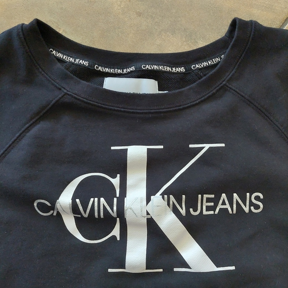 Calvin Klein Jeans Black CK Logo T-Shirt Mens L - photo 2