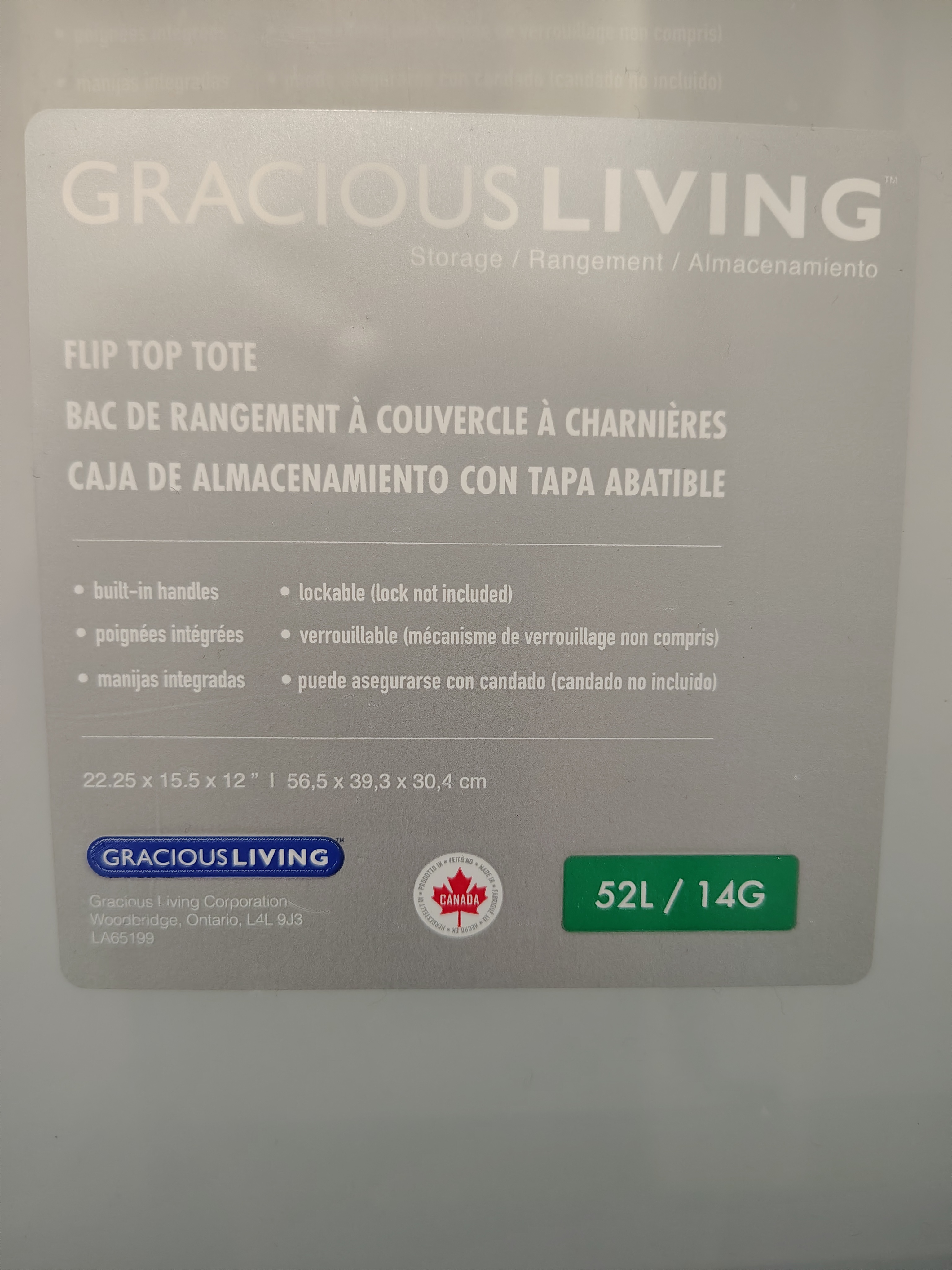 Gracious Living Flip Top Totes - photo 2