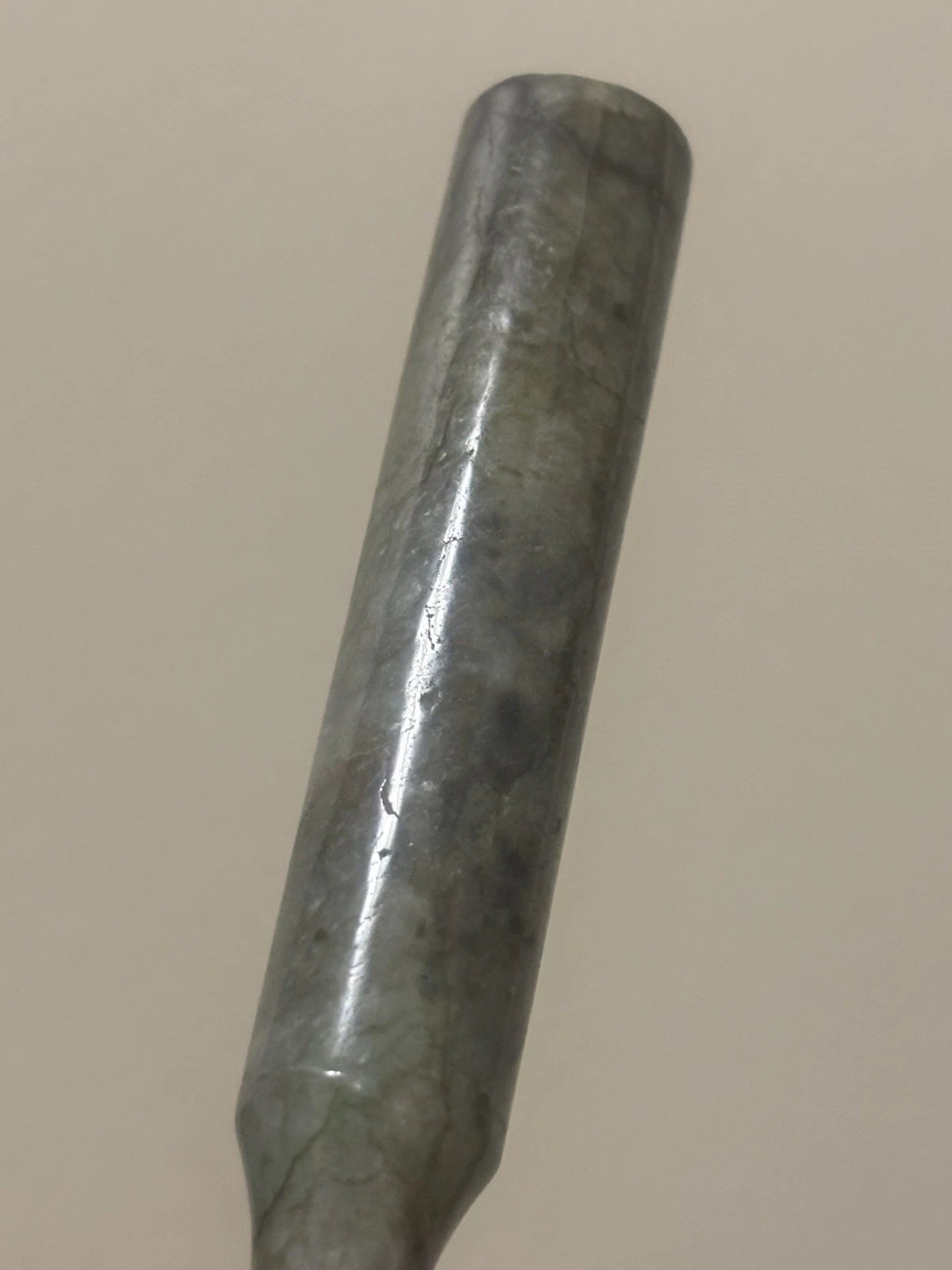 Vintage Chinese Style Green Stone Cigarette Holder - photo 4