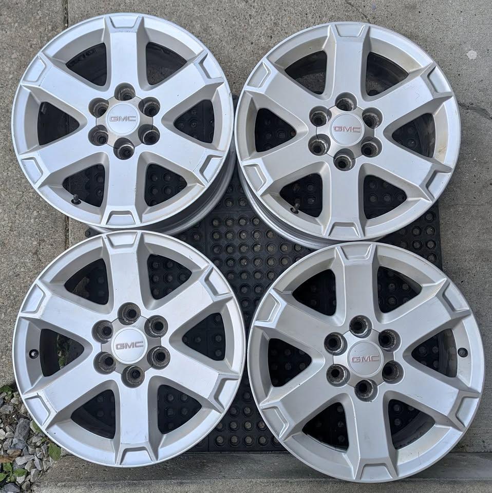 Set of 4 GMC Factory Wheels