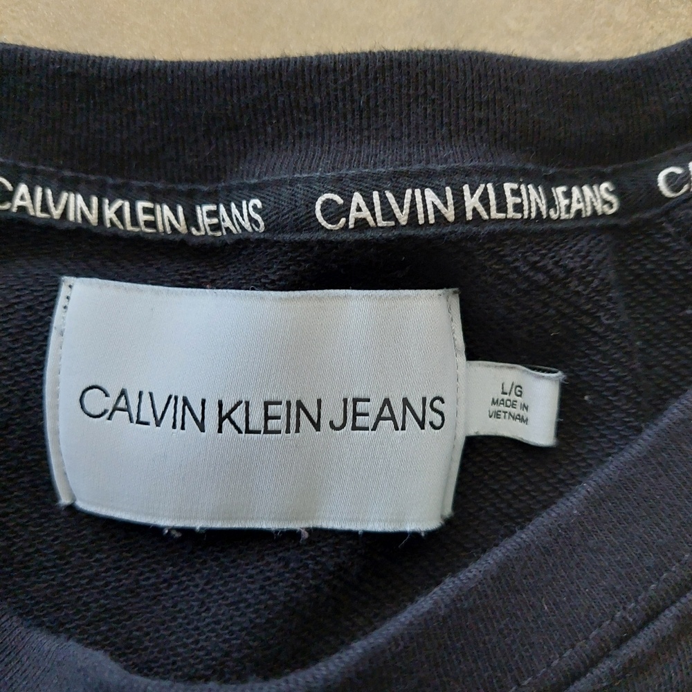 Calvin Klein Jeans Black CK Logo T-Shirt Mens L - photo 4