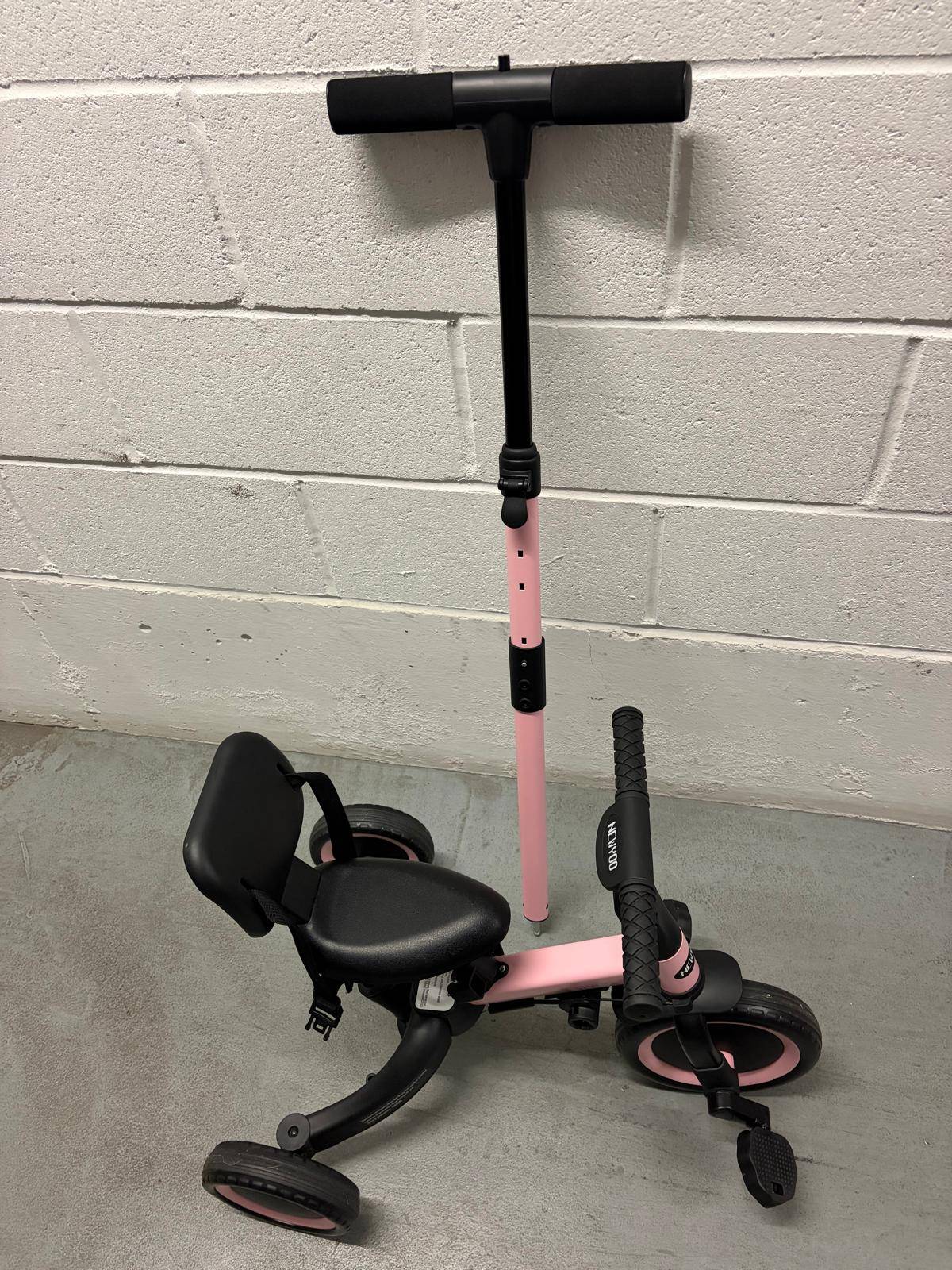 Newyoo TR007 Toddler Tricycle/Balance Bike – Pink - photo 3