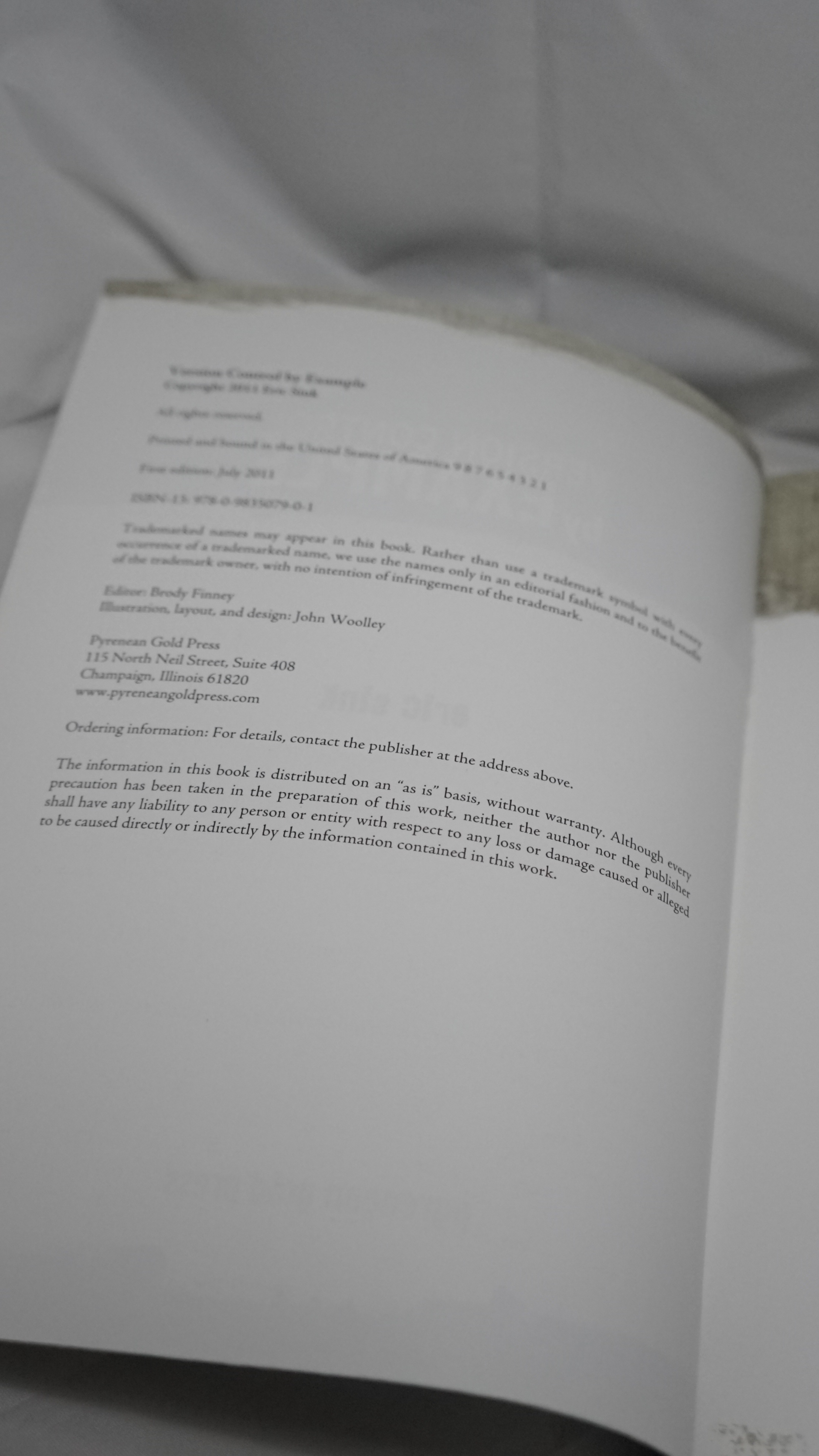 Version Control by Example Eric Sink 2011 Paperback Git Subversi - photo 3