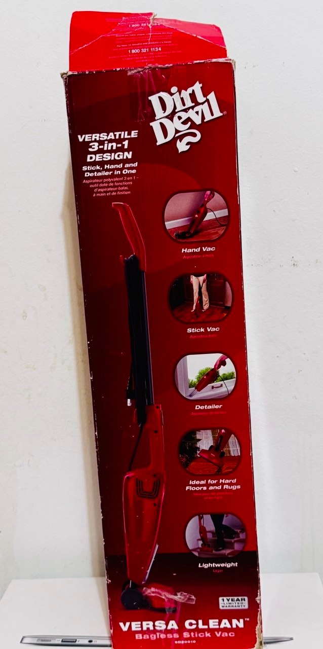 Dirt Devil Versa Clean 3-in-1 Stick Vacuum