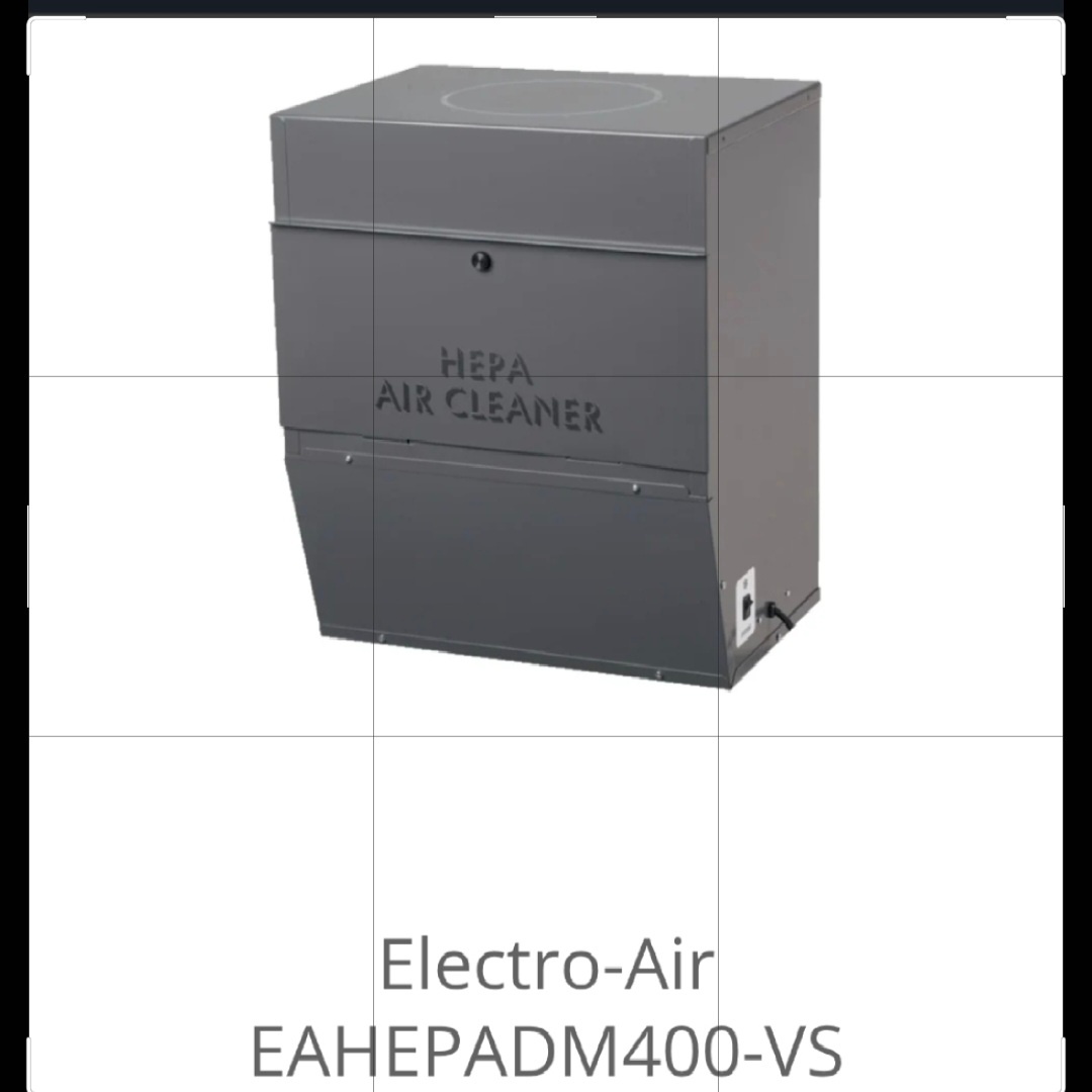 Whole House Duct-Mount HEPA Air Cleaner