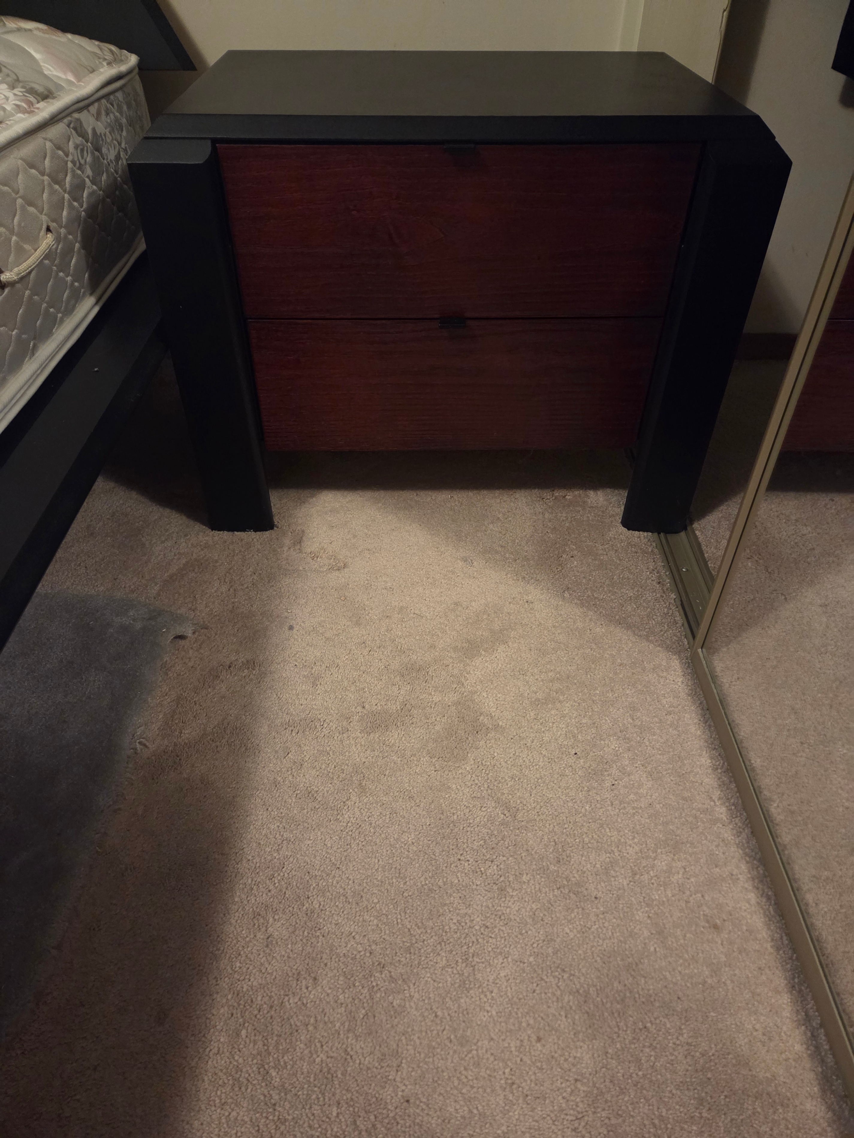 Pair Meubles Laurier Solid Wood Nightstands 24x16x19.5"H